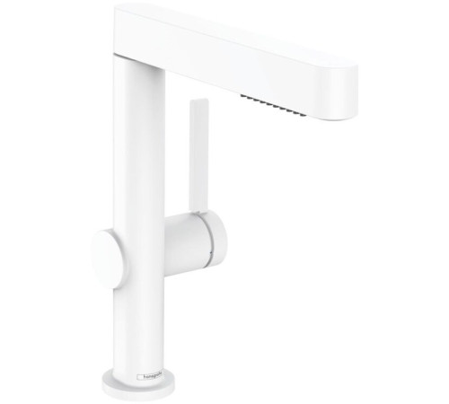 Смеситель для раковины hansgrohe Finoris 230 однорычажный с вытяжным душем 2jet матовый белый 76063700