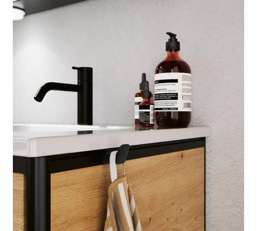 Крючок двойной Burgbad Vry подвесной черный матовый ACJV001