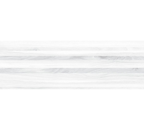 Плитка настенная Laparet Zen полоски белая 20x60 см 60038