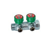 Коллектор регулирующий FAR 1х3/4 на 2 отвода FK 3821 134TP