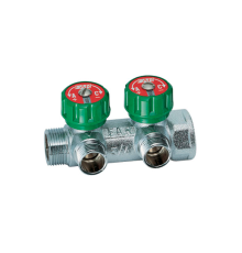 Коллектор регулирующий FAR 1х3/4 на 2 отвода FK 3821 134TP