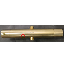 Душевая система с термостатом AQUAMET AQM8006BG золото шлифованное AQM8006BG