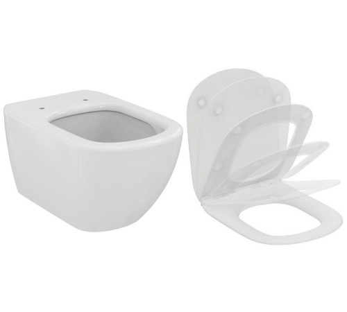 Комплект Ideal Standard Tesi (унитаз T007901, сиденье T352701) TT00001