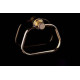 Полотенцедержатель кольцо Boheme Royal Cristal золото 10925-G-B