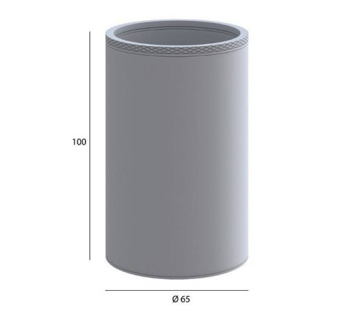 Стакан для ванной подвесной Boheme Uno хром 10974-CR