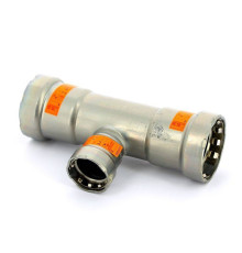 Тройник пресс Megapress Viega 1 1/4x3/4x1 1/4 695057