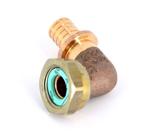 Угольник-переходник REHAU RAUTITAN RX+ 16х1/2 ВР с накидной гайкой бронза 456396