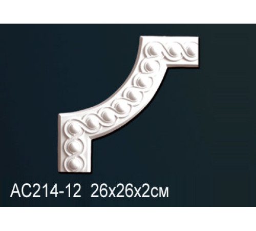 Угловой элемент для молдинга Perfect AC214-12 полиуретан
