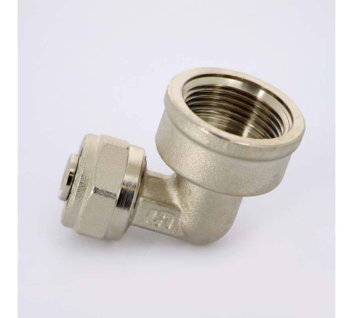 Угольник обжимной Uni-Fitt никелированный 16х3/4 ВР 664N6300