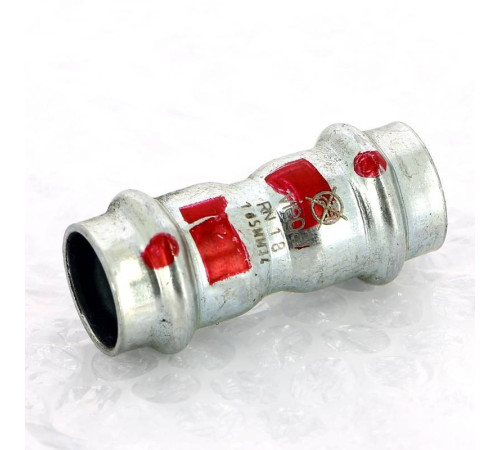 Муфта пресс Viega Prestabo 18 мм оцинкованная сталь 557997