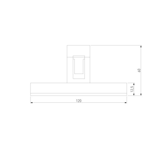 Esthetic Magnetic Трековый светильник 7W 3000K (чёрный) 85124/01