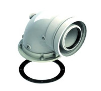 Колено коаксиальное Ferroli 100/150 мм 90° 041107X0