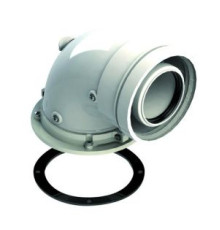 Колено коаксиальное Ferroli 100/150 мм 90° 041107X0