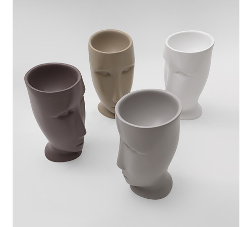 Раковина напольная Kerasan Artwork Moloco 45х51х94.5 см слив в пол белый 474001/756830