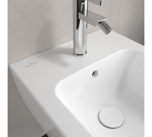 Биде подвесное Villeroy & Boch Subway 2.0 37.5х56х28.5 см CeramicPlus альпийский белый 441100R1