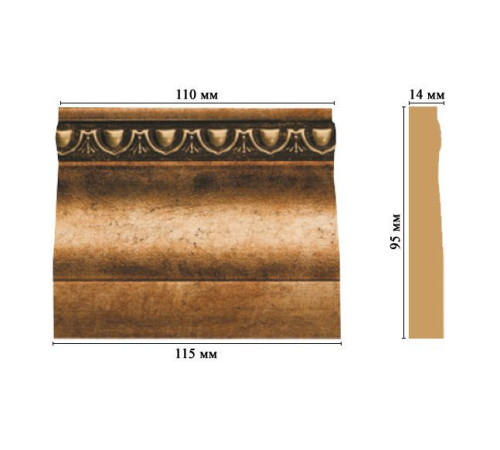 Основание DECOMASTER D204-57 115х95х14 мм D204-57