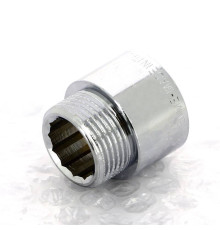 Удлинитель хромированный Tiemme 3/4 x 20 мм НВ 1500269