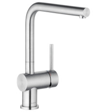 Смеситель для кухни Kludi Steel Г-образный излив 45803F877