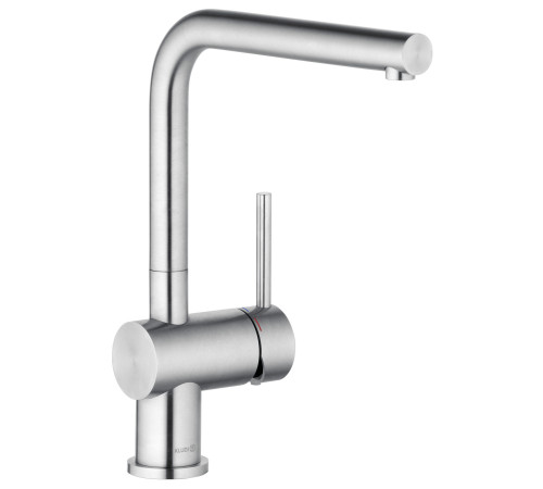 Смеситель для кухни Kludi Steel Г-образный излив 45803F877