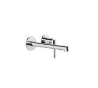 Смеситель для раковины Gessi Ingranaggio встраиваемый излив 194-214 мм внешняя часть хром 63583#031