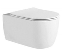 Унитаз подвесной безободковый Splendy Pride Tornado 360х525 мм Crystal glaze белый PR10152VTNWG