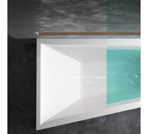 Ванна акриловая AM.PM Like 160х100 см левосторонняя W72A-160L100W-A2