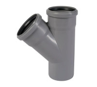 Тройник для внутренней канализации Ostendorf HTEA 75/75 мм 45° 113200