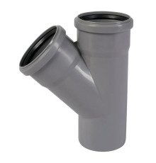 Тройник для внутренней канализации Ostendorf HTEA 75/75 мм 45° 113200