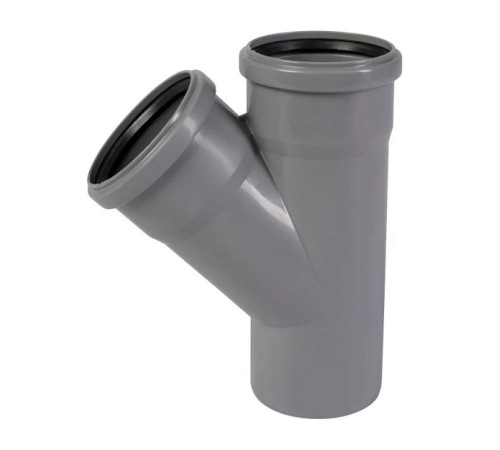Тройник для внутренней канализации Ostendorf HTEA 75/75 мм 45° 113200
