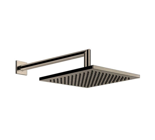 Верхний душ 200х200 мм Gessi Emporio подвесной поворотный Finox Brushed Nickel 47286#149