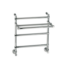 Полотенцесушитель водяной Margaroli 455 с полкой хром 559х470 мм 4554703CRP