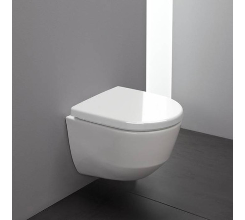 Унитаз подвесной Laufen Pro Rimless укороченный 49х36х34 см белый 8.2096.5.000.000.1