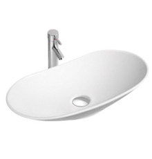 Раковина Splendy Emotion 655x340x140 мм без отверстия цвет белый EM10565T0NW