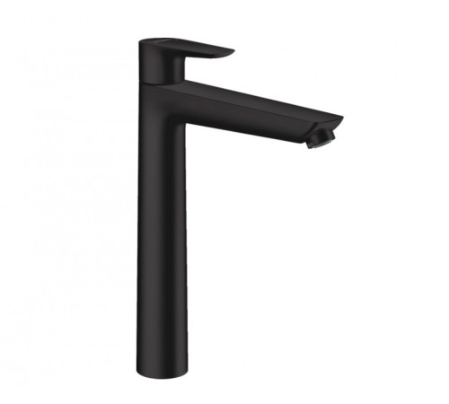 Смеситель для раковины Hansgrohe Talis E 240 со сливным гарнитуром черный матовый 71716670