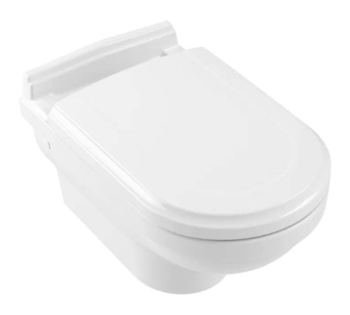 Унитаз подвесной Villeroy & Boch Hommage 37x60x34.5 см CeramicPlus альпийский белый 6661B0R1