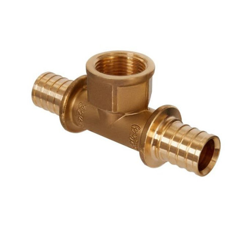 Тройник латунный SMART Install переходный 25x3.5-3/4-25x3.5 мм ВР 52253S