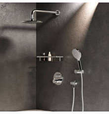Душевой набор AM.PM X-Joy со смесителем с термостатом на 2 потребителя FT85A1RH10