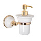 Дозатор для жидкого мыла подвесной Tivoli World Harmony 108 керамический белый золото TWHA108bi/oro