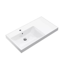 Раковина подвесная Kerama Marazzi Cubo 90.5х48.5 см левая белый глянцевый CU.wb.90Lh