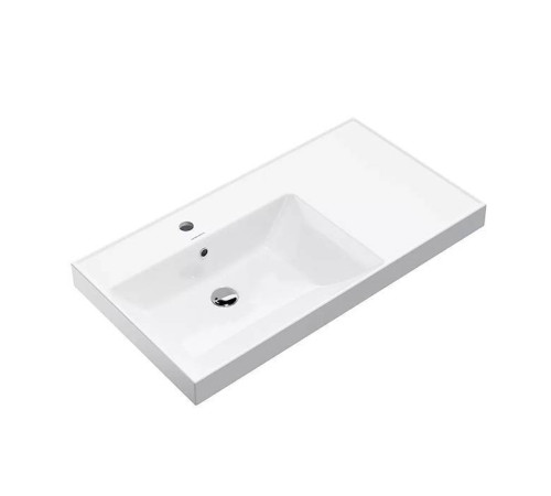 Раковина подвесная Kerama Marazzi Cubo 90.5х48.5 см левая белый глянцевый CU.wb.90Lh