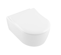 Унитаз подвесной Villeroy & Boch Avento 370x530 мм альпийский белый 5656RS01