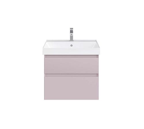 Тумба подвесная Kerama Marazzi Cubo 60 см с ящиками мальва матовая CUB.60.2\MAL