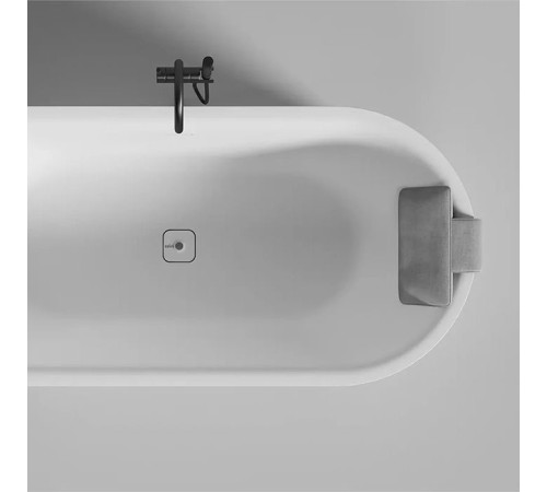 Подушка для ванны Salini 49.5x35.5x7 см Grey 1904201G