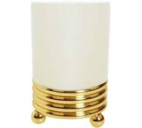 Стакан настольный Boheme Hermitage 8х8х11.5 см золото глянцевое 10361