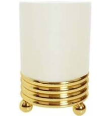 Стакан настольный Boheme Hermitage 8х8х11.5 см золото глянцевое 10361