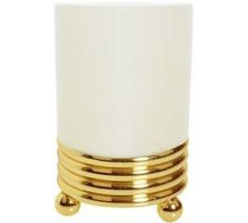 Стакан настольный Boheme Hermitage 8х8х11.5 см золото глянцевое 10361