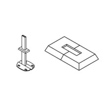 Розетка в пол OBO Bettermann прямоугольная пластмассовая RAL 9016 ZB01190001