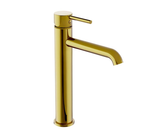 Смеситель для раковины Damixa Scandinavian Pure высокий золото 360250600