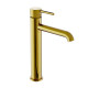 Смеситель для раковины Damixa Scandinavian Pure высокий золото 360250600