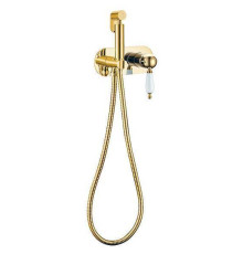 Гигиенический душ со смесителем Boheme Imperiale золото глянцевое 425